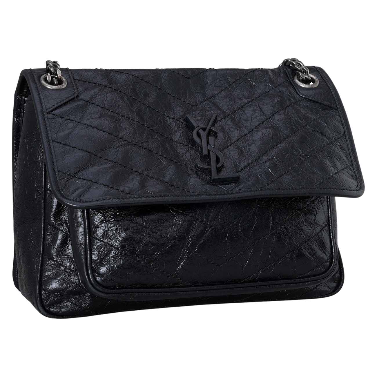 YVES SAINT LAURENT(USED)생로랑 498894 니키 미디움 체인 백